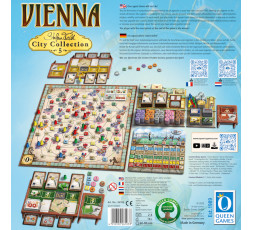 Dos de la boîte du jeu de société Vienna