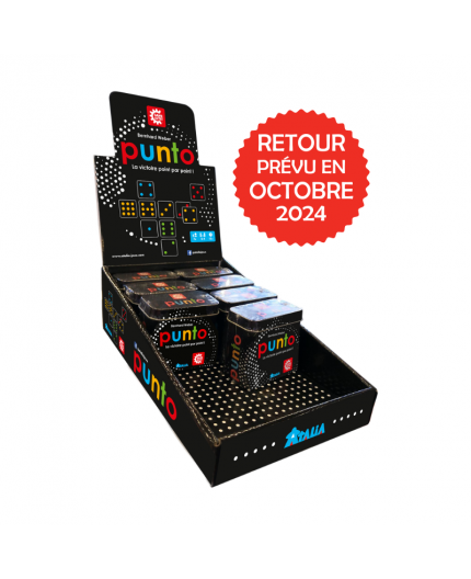 Boîte du jeu de société Punto (Présentoir de 12 unités)