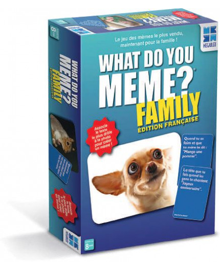 La boîte du jeu de société What Do You Meme ? Family