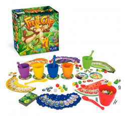 Boîte du jeu Fruit Cup et son matériel