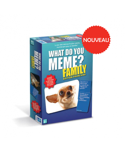 La boîte du jeu de société What Do You Meme ? Family