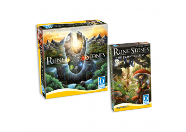 Boîte du jeu Runes Stones et de son extension la Forêt enchantée