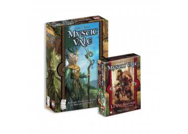 Boîte du jeu de société Mystic Vale et son extension Le Val Sauvage