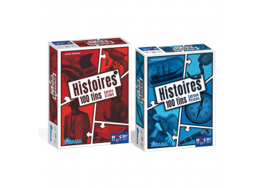 La boite du jeu de société Histoires 100 Fins Crime et Pirates