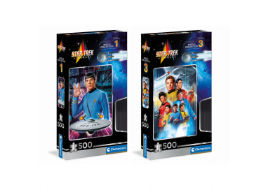 Boîte 3D du puzzle cult movies star trek 1 et 3